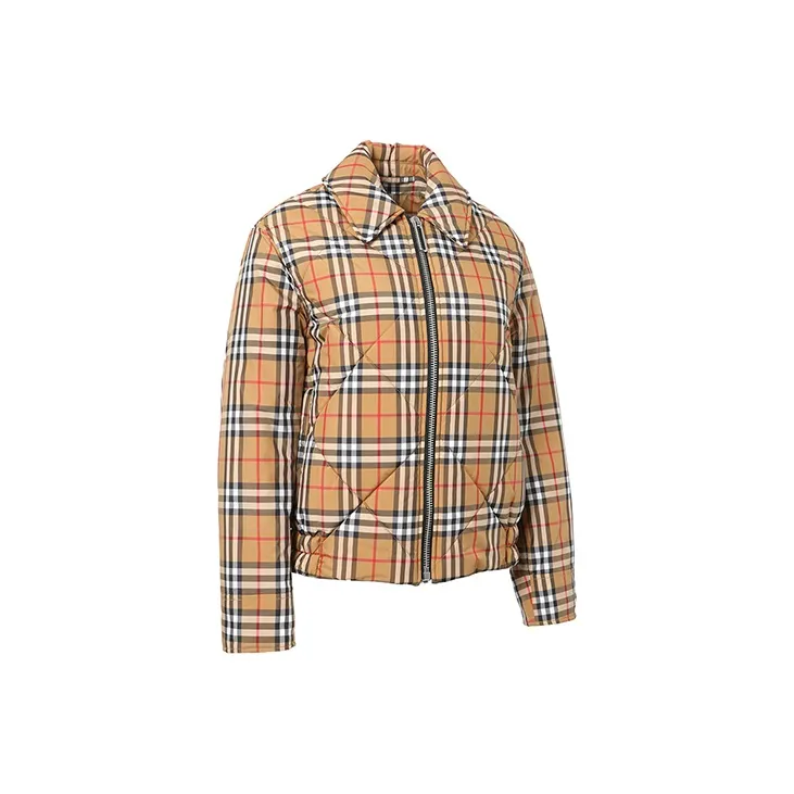 Burberry Puffer Jackets Women's Yellow-2