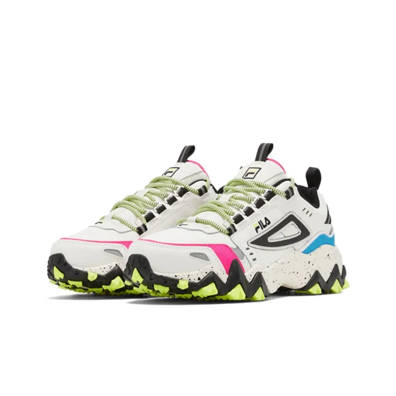 FILA Oakmont Cushioning Anti-Slip And Wear-Resistant Low-Top Casual Shoes Women's White-2