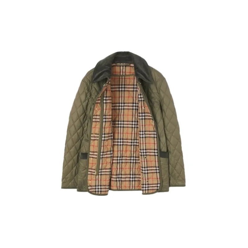 Burberry Puffer Jacket Women's Green-1