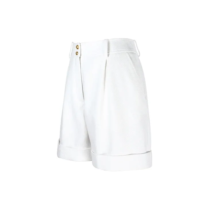 BALMAIN Casual Shorts Women's White-2