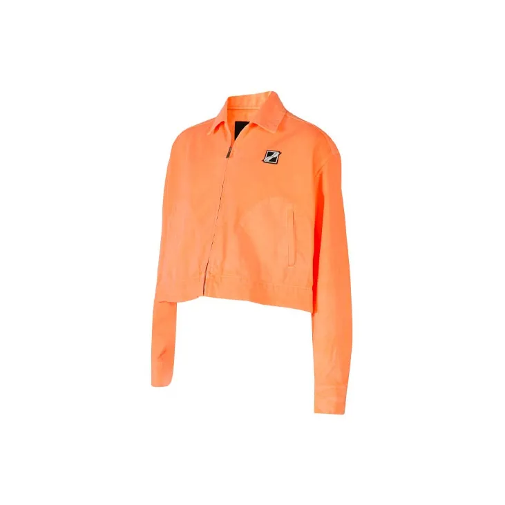 WE11DONE Denim Jackets Women's Orange-2