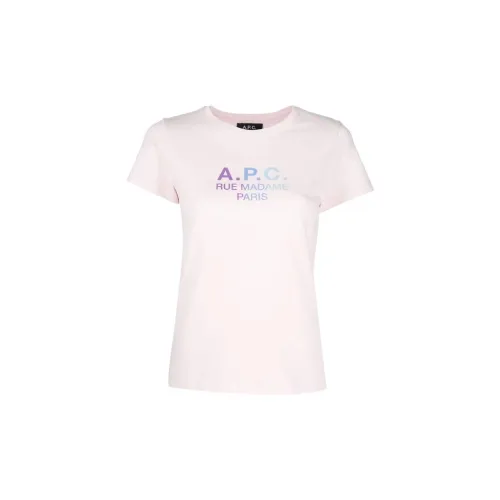 A.P.C T-Shirts Women's Pink