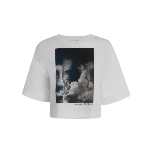 Alexander McQueen Crop Tops Women's White