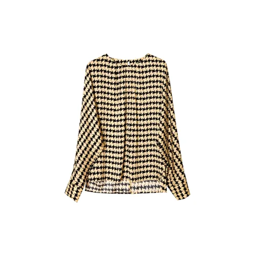 C+IMPRESS Shirts Women's Cheese Houndstooth