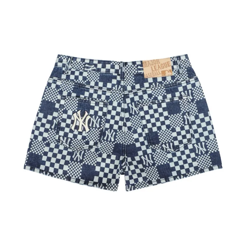 MLB Denim Shorts Women's Blue-1