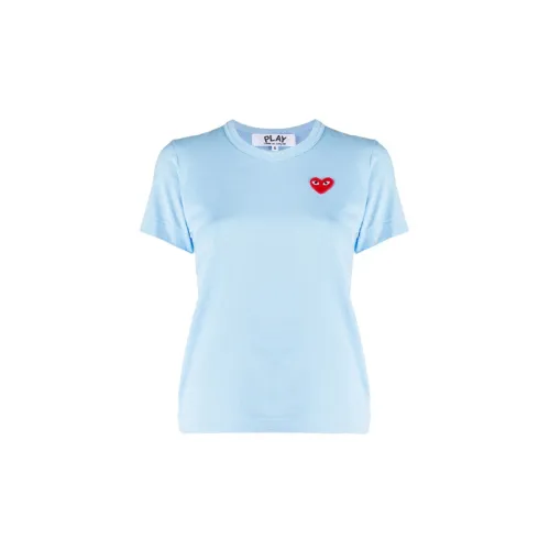 CDG Play T-Shirts Women's Blue