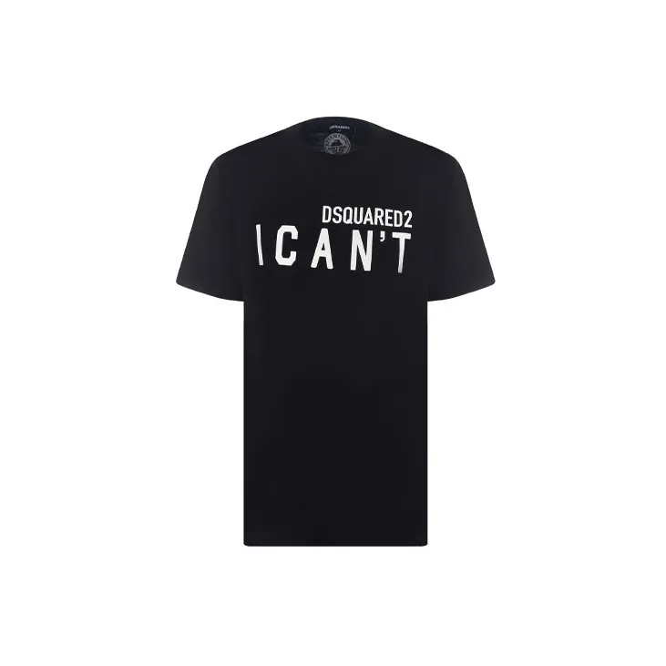 DSQUARED 2 Slogan print T shirt-1