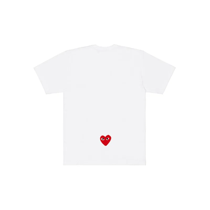 Comme Des Garcons Play CDG Play T shirt White-1