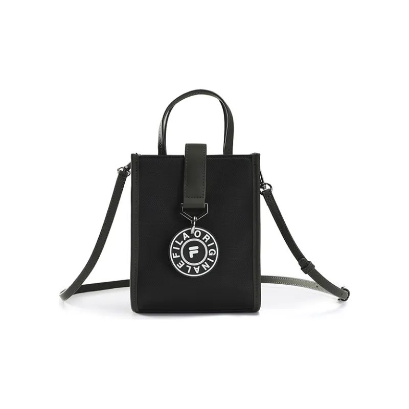 FILA Polyester Crossbody One Shoulder Handbag Regular Women's Jet Black-0