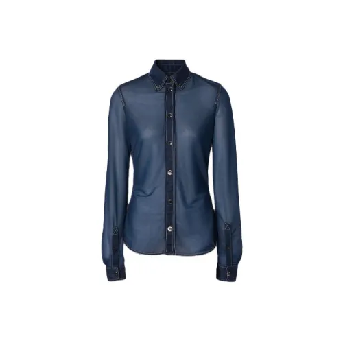 Burberry Shirts Women's Blue