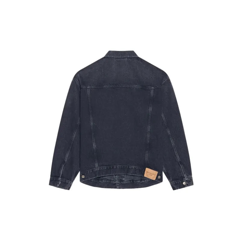 Balenciaga SS22 Denim Jacket Women's Black-1