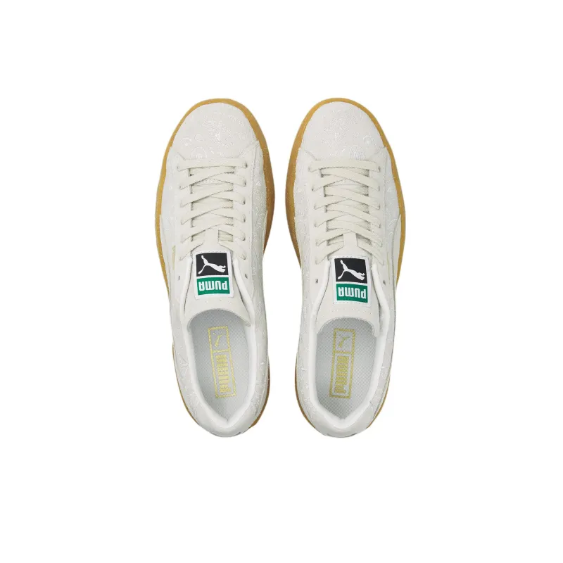 PUMA Suede Crepe Embroidery 'Gray Brown'-3