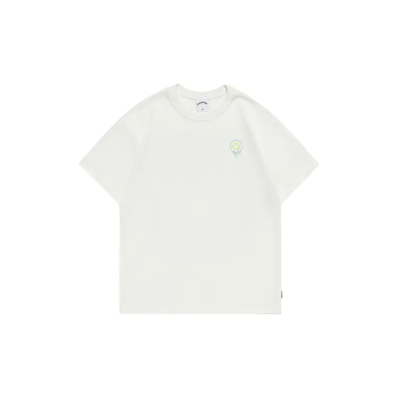 FEICHAI Crew Neck Loose Fit Straight Short-Sleeved T-Shirt Unisex-4