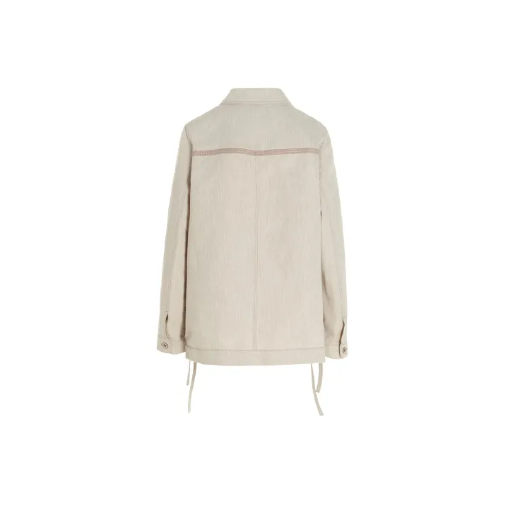 LOEWE Workwear Jacket 'Ecru'-1