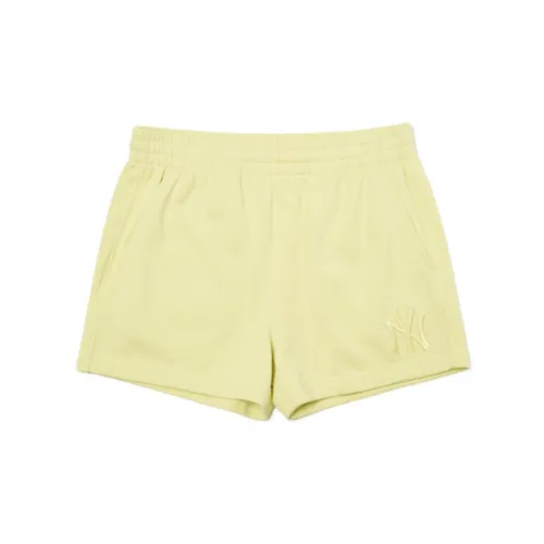 MLB Base Logo Casual Shorts Women's Yellow