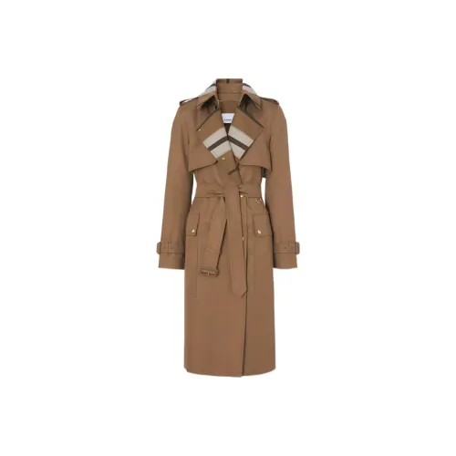 Burberry Trench Coats Women's Warm Peach