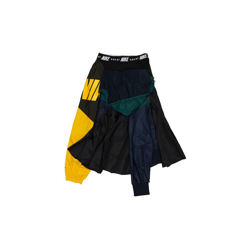 Nike X Sacai Women's Skirt Black/University Gold L - POIZON Nike X Sacai Women's Skirt Black/University Gold L - POIZON