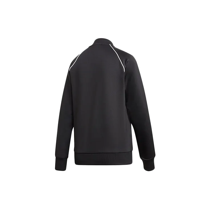 Adidas Women's Primeblue Sst Track Jacket Black/White-1