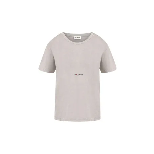 SAINT LAURENT T-Shirts Women's Gray