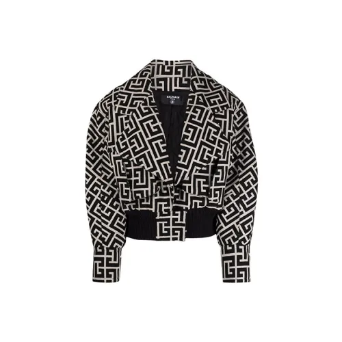 BALMAIN Jackets Women's Black/White