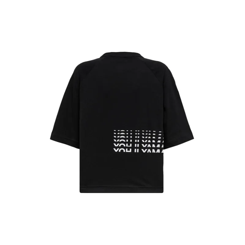 Y 3 T Shirts Women's Black-1