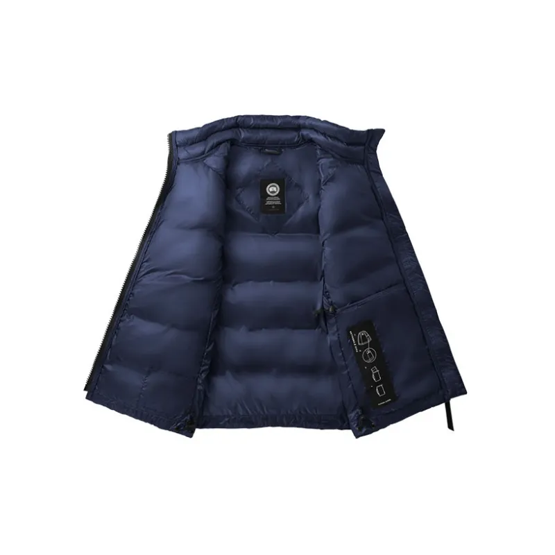 Canada Goose Black Logo Cypress Collection Vest Women's Marine Blue-1