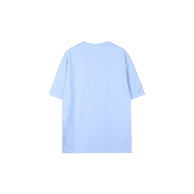 BLUELANDINC x Bug Small Green Crew Neck Loose Fit Straight Short-Sleeved T-Shirt Women's Worm Green-1