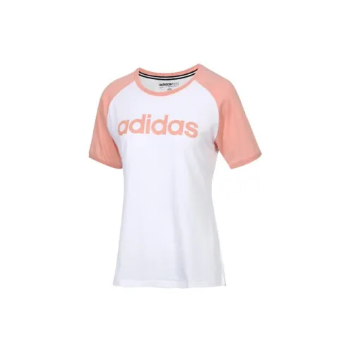 Adidas Neo T-Shirts Women's White/Pink