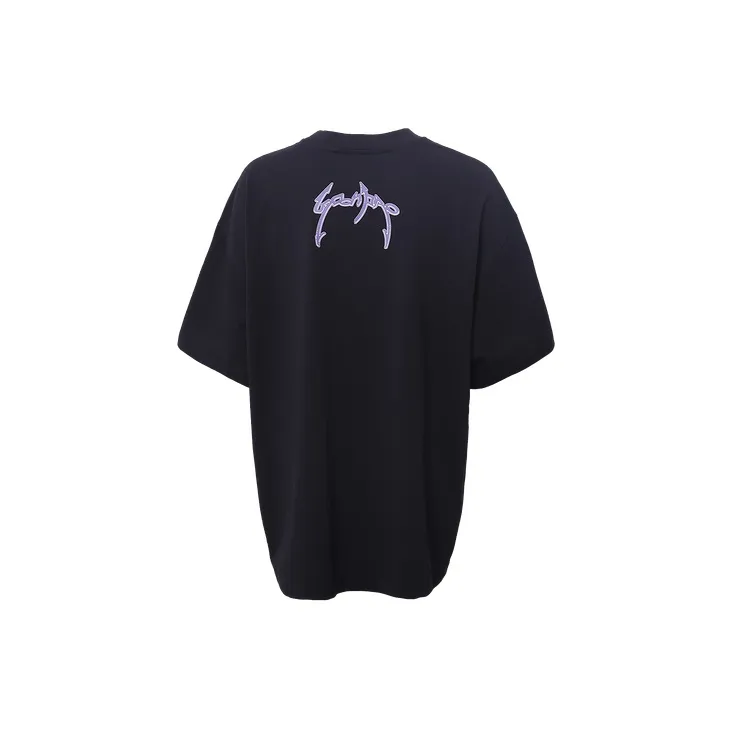 UPON PRO Straight Elbow Length Sleeved T Shirt Women's Black-1