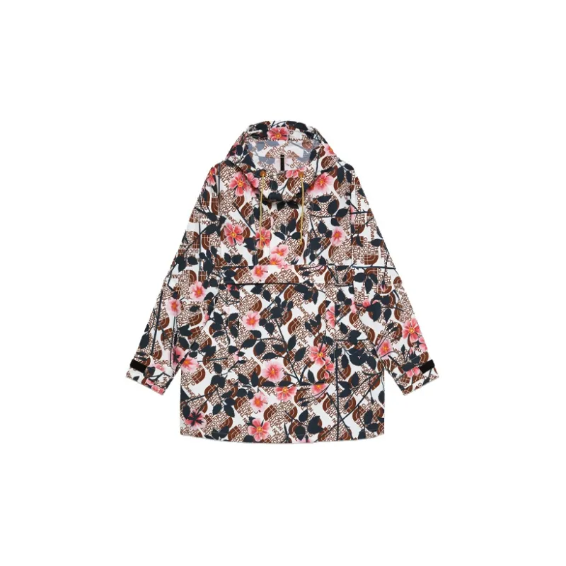 GUCCI X The North Face Nylon Windbreaker Brown Multi-0