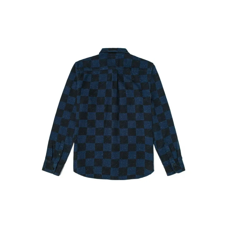 Vans Julian Klincewicz Shirts Men Blue-1