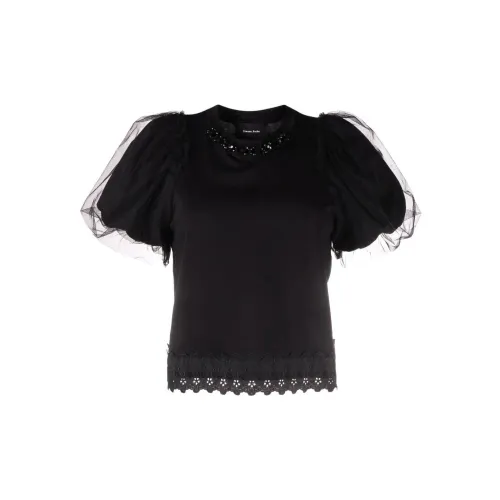 SIMONE ROCHA Crop Tops Women's Black