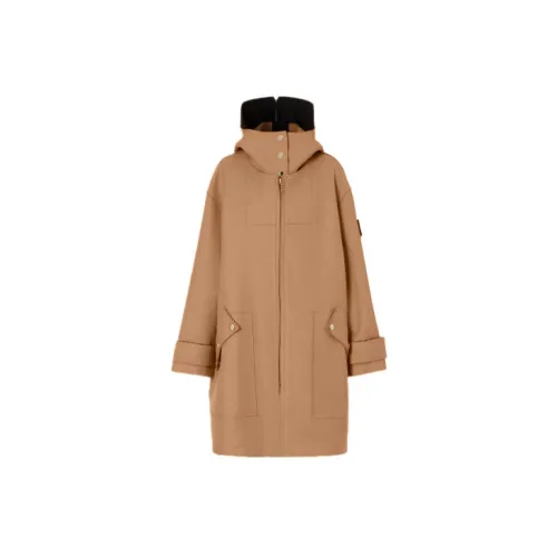 Burberry Coats Women's Orange