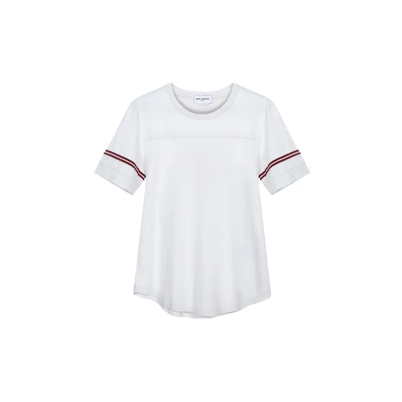 SAINT LAURENT T-Shirts Women's White-1