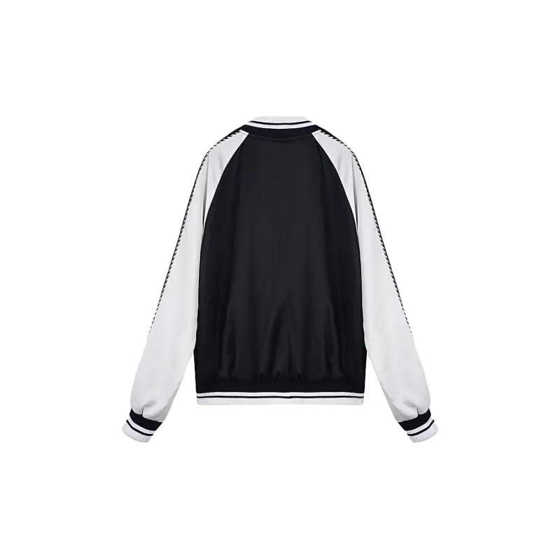 ONOFFON Baseball Jacket Unisex Black-1