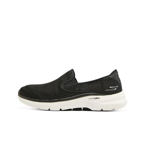 Skechers Go Walk 6 Casual Shoes Men Low-Top Black/White