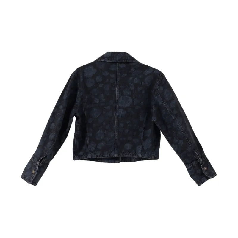 YUMOMO STAR SS22 Denim Jacket Women's Vintage Blue-1