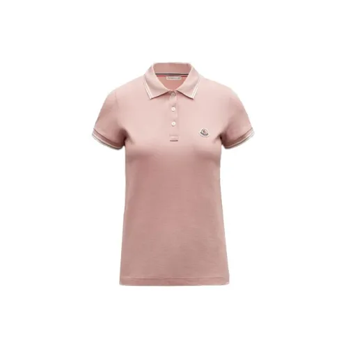 Moncler Polo Shirts Women's Pink