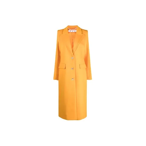 OFF-WHITE FW21 Coats Women's Yellow