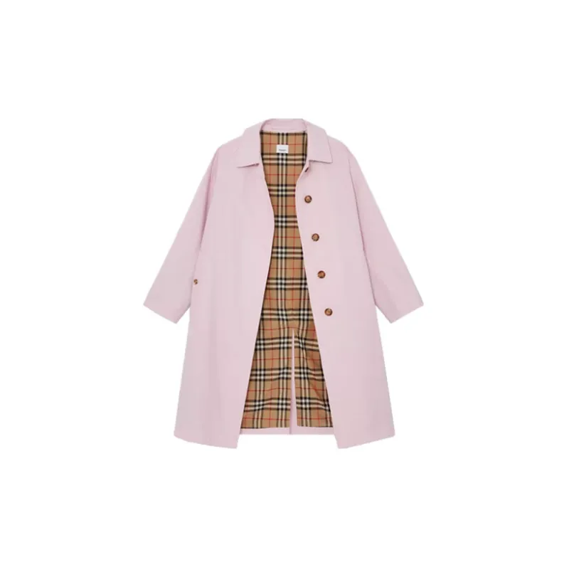 Burberry Trench Coats Women's Pink-1