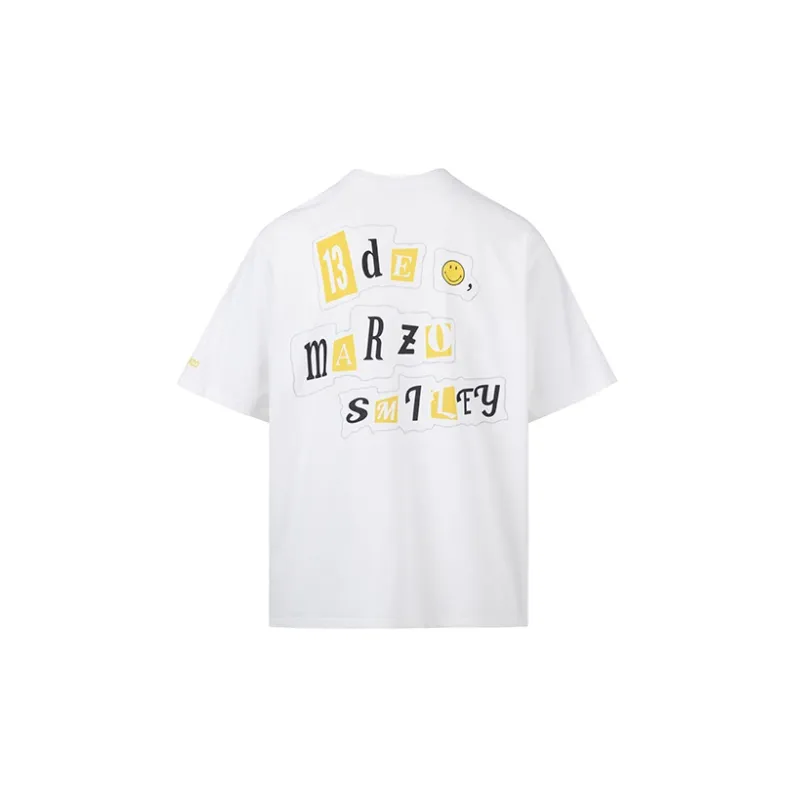 13 DEMARZO Drop Shoulder Sleeve T Shirt Unisex-1
