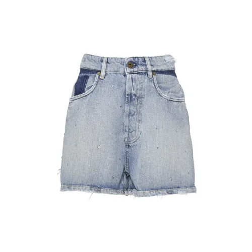 MIU MIU Denim Shorts Women's Blue