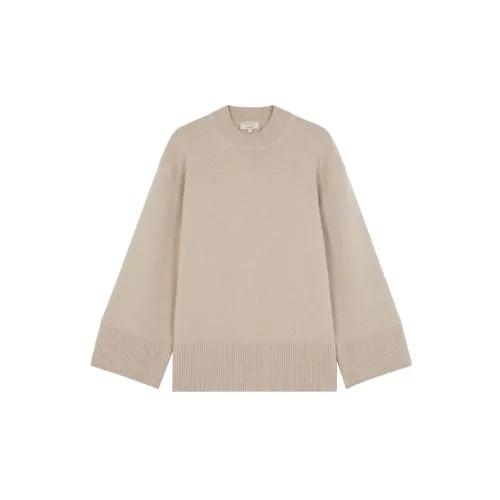 Maison Kitsune Cashmere Sweaters Women's Beige