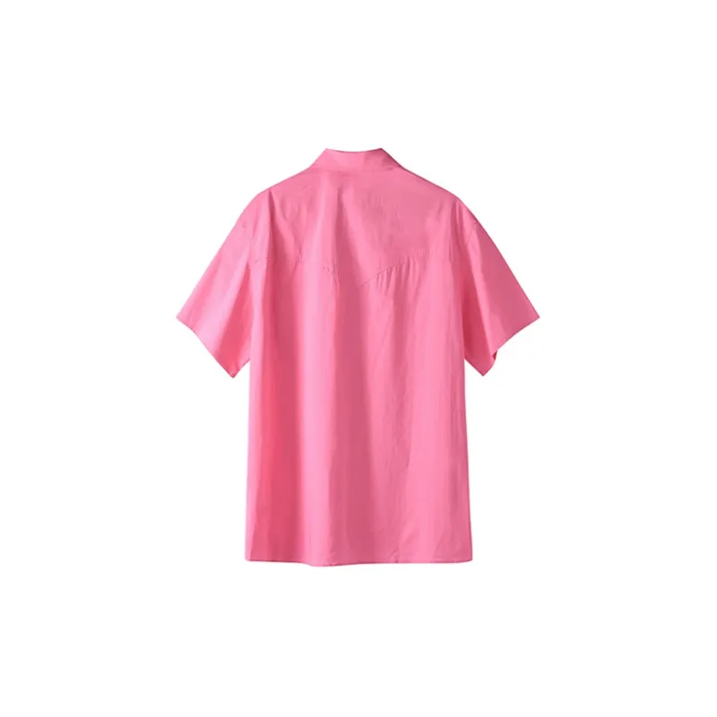 MITUAN Shirts Women's Rose Red-1