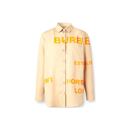 Burberry Shirts Women's Light Orange