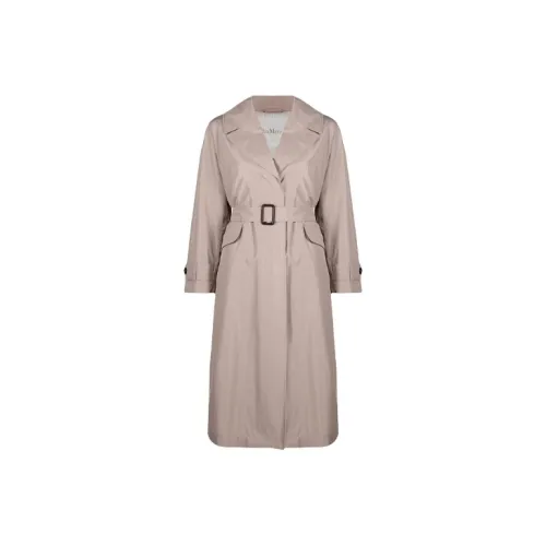 MaxMara Trench Coats Women's Light Brown