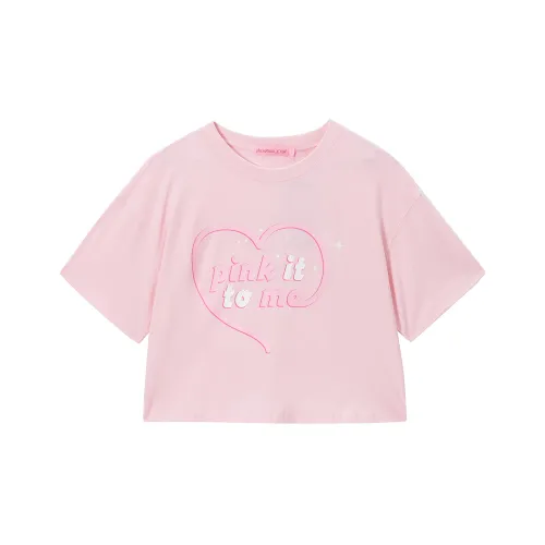 Pink Panther Fun X Pink Panther Crop Tops Women's Pink