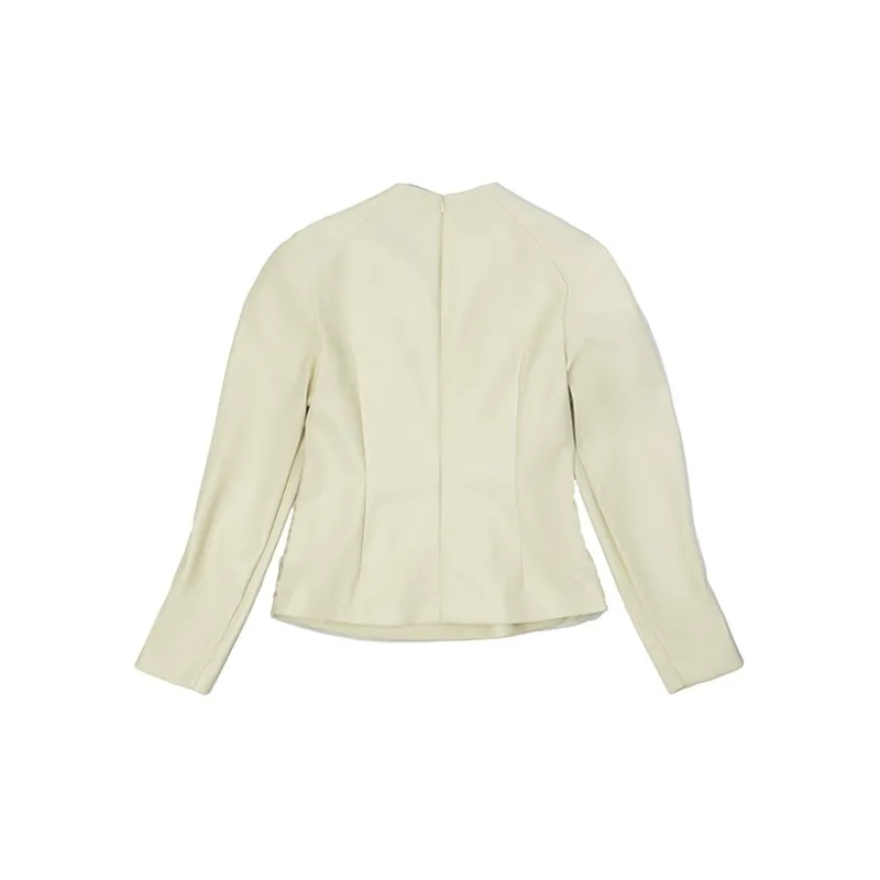 D. MARTINA QUEEN SS22 Long-Sleeved T-Shirt Women's Apricot-1