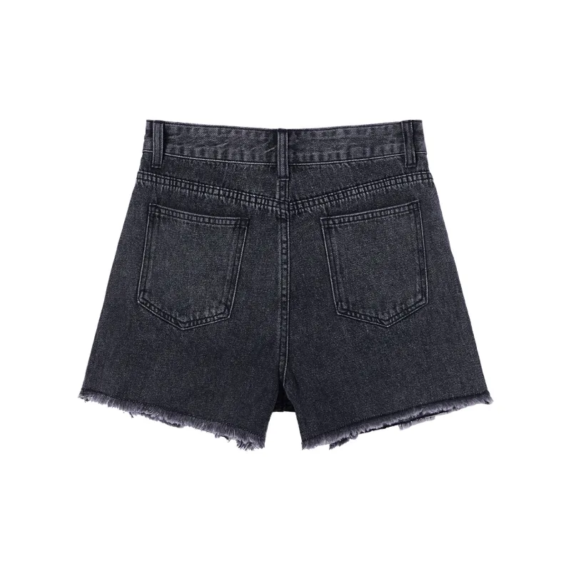 I'M ONE Denim Shorts Women's Denim Black-1