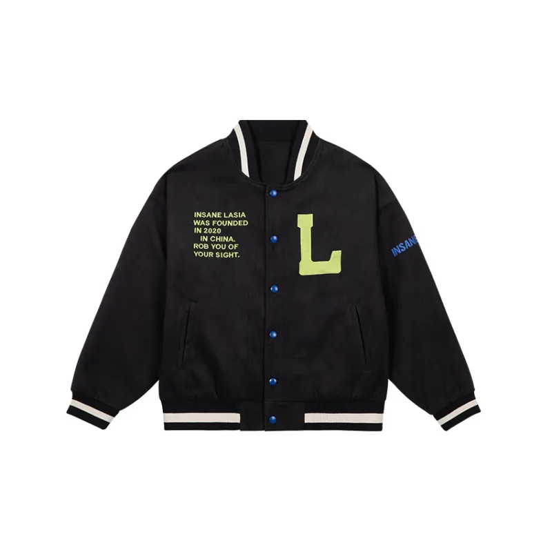 INSANE LASIA Baseball Jerseys Unisex Black-1